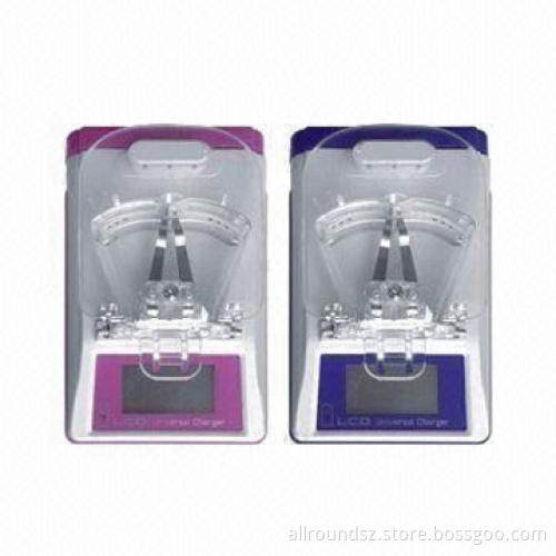 Multifunctional LCD Universal Chargers for Two AA Rechargeable NiMH Batteries